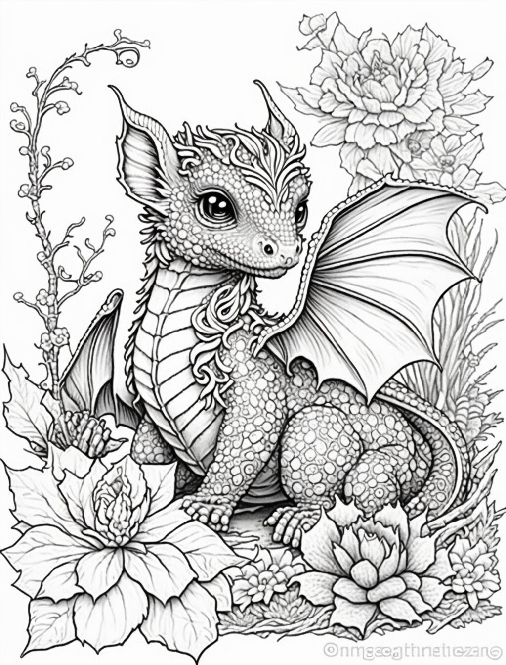 8 Adult and kids coloring book page, /Digital download/Coloring Page printable pdf,  jpg,300 DPI (AI generated image) - CosKrisArt